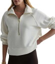 【送料無料】 バーレイ レディース パーカー・スウェット フーディー アウター Milano Mock Neck Long Sleeve Half Zip Pu...
