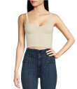 【送料無料】 フリーピープル レディース シャツ トップス Meg Seamless Cropped Cami Ivory