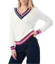 【送料無料】 トリーナターク レディース パーカー・スウェット フーディー アウター Seapointe V-Neck Long Sleeve Contrast...