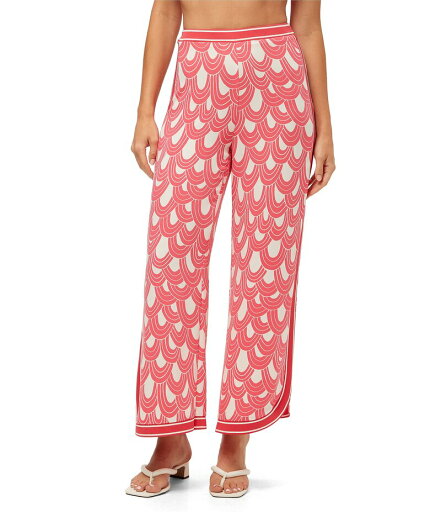 【送料無料】 トリーナターク レディース カジュアルパンツ ボトムス Overhead Woven Drape Print Flat Front Drapey Ankle Pants Coral Crush 【送料無料】 トリーナターク レディース カジュアルパンツ ボトムス Overhead Woven Drape Print Flat Front Drapey Ankle Pants Coral Crush