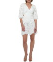 【送料無料】 アドレイン ラエ レディース ワンピース トップス Lace V-Neck Short Sleeve Side Cutout Sheath Min...