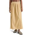 【送料無料】 スティーブ マデン レディース スカート ボトムス Karina Elastic Waist Midi Skirt Khaki(4)