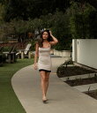 【送料無料】 ジャンビニ レディース ワンピース トップス x Caelynn Bell Arianna Tencel Elastane Sleeveless Bodycon Mini Dress Taupe