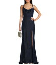 【送料無料】 ビーダーリン レディース ワンピース トップス Sweetheart Neck Sleeveless Slit Long Dress Navy/Navy