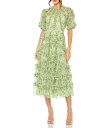 【送料無料】 マックダガル レディース ワンピース トップス Floral Print Ruffle Embellished Short Flutter Sle...