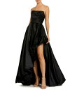 【送料無料】 マックダガル レディース ワンピース トップス Strapless Sleeveless Ruched Asymmetrical Bubble H...
