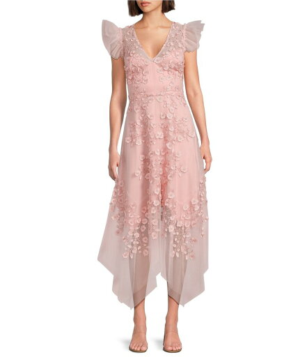 【送料無料】 アレックスマリー レディース ワンピース トップス Sienna Embroidered Mesh Floral Applique Sleeveless Dress Blush 【送料無料】 アレックスマリー レディース ワンピース トップス Sienna Embroidered Mesh Floral Applique Sleeveless Dress Blush