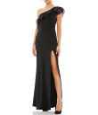【送料無料】 マックダガル レディース ワンピース トップス Ruffle Asymmetrical One Shoulder Cap Sleeve Thigh...