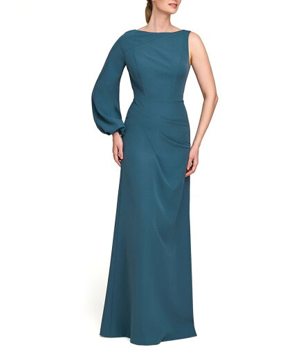 【送料無料】 ケイ アンジャー レディース ワンピース トップス Iliana Stretch Crepe Bateau One Shoulder Bishop Sleeve Pleated A-Line Gown French Blue 【送料無料】 ケイ アンジャー レディース ワンピース トップス Iliana Stretch Crepe Bateau One Shoulder Bishop Sleeve Pleated A-Line Gown French Blue