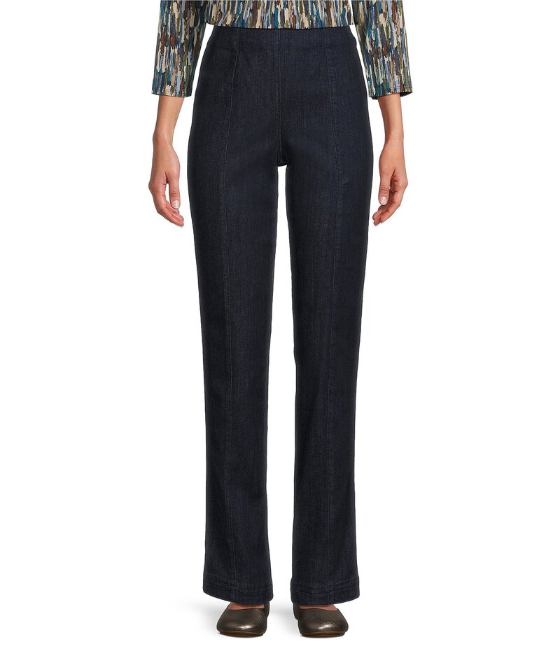 【送料無料】 イントロ レディース デニムパンツ ジーンズ ボトムス Hollywood Waist Seam Detail High Rise Skinny Leg Pull-On Jeans Freedom Dark Wash
