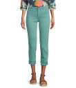 【送料無料】 カットフロムザクロス レディース デニムパンツ ジーンズ ボトムス Amy Straight Leg Rolled Up Fray Hem Cro...