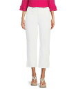 【送料無料】 エヌワイディージェイ レディース デニムパンツ ジーンズ ボトムス Joni High Rise Straight Leg Relaxed Fit Cropped Stretch Denim Jeans Optic White(4)