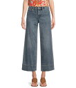 【送料無料】 エヌワイディージェイ レディース デニムパンツ ジーンズ ボトムス Teresa Lift TuckR Technology Wide Leg Ankle Jeans Majorca Bay