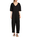 【送料無料】 チェルシーアンドバイオレット レディース ジャンプスーツ トップス Cotton V-Neck Jumpsuit Black