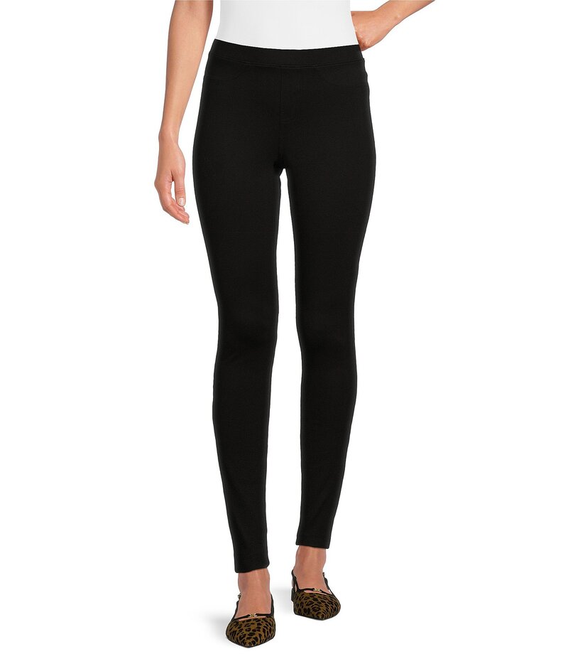 【送料無料】 ヒュー レディース カジュアルパンツ ボトムス Ponte Mid Rise Full Length Leggings Black