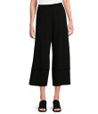 【送料無料】 ブライン ウォーカー レディース カジュアルパンツ ボトムス Bamboo French Terry Elastic Waist Flare Leg Crop Pants Black(4)