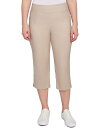 【送料無料】 ルビーアールディー レディース カジュアルパンツ ボトムス Stretch Straight Leg Pull-On Capri Pants Chino