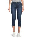 【送料無料】 デモクラシー レディース デニムパンツ ジーンズ ボトムス Petite Size AbsolutionR Cuffed Capri Stretc...