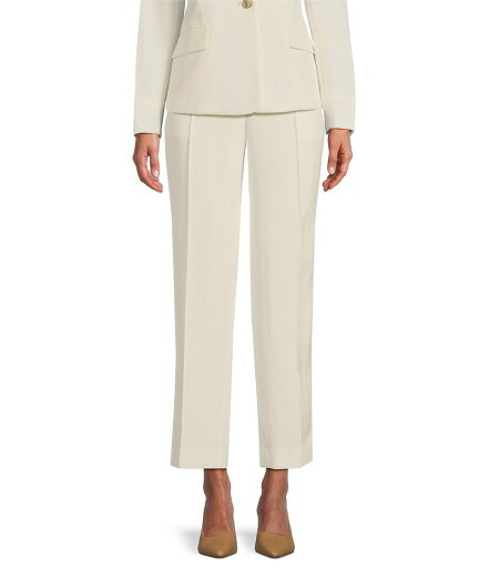 【送料無料】 カスパール レディース カジュアルパンツ ボトムス Petite Size Fly Front Slim Straight Pants Vanilla Ice 【送料無料】 カスパール レディース カジュアルパンツ ボトムス Petite Size Fly Front Slim Straight Pants Vanilla Ice
