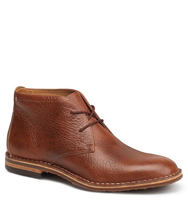 トラスク メンズ ブーツ・レインブーツ シューズ Men's Brady Bison Chukka Boots Saddle Tan