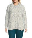 【送料無料】 ルビーアールディー レディース パーカー・スウェット フーディー アウター Plus Size Plush Eyelash Chenille Co...