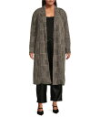 【送料無料】 デックス レディース パーカー・スウェット フーディー アウター Clothing Plus Long Sleeve Houndstooth Pl...