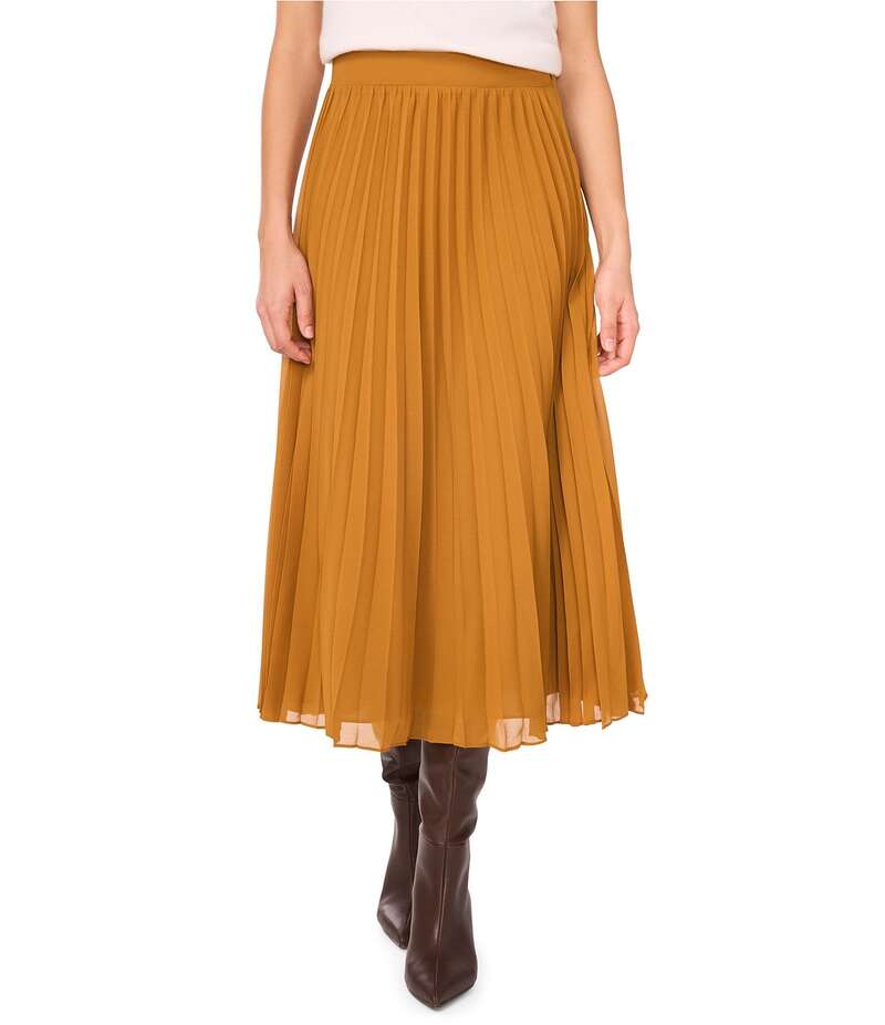 ワンステート レディース ボトムス スカート プリーツ ミディ 1. STATE Sunburst Pleated Midi Skirt C..