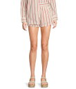 【送料無料】 カッパーキー レディース ハーフパンツ・ショーツ ボトムス Coordinating Multi Stripe Boxer Shorts Pink Multi(4)