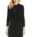 【送料無料】 カルバンクライン レディース パーカー・スウェット フーディー アウター Open Front 3/4 Sleeve Shrug Black