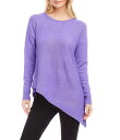【送料無料】 カレンケーン レディース パーカー・スウェット フーディー アウター Crew Neckline Long Sleeve Asymmetrical...