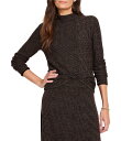 【送料無料】 ニックアンドゾー レディース パーカー・スウェット フーディー アウター Pixel Knit Funnel Neck Long Sleeve S...