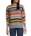 【送料無料】 ペンドルトン レディース パーカー・スウェット フーディー アウター Alpaca Stripe Crew Neck Long Sleeve Pu...