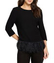 【送料無料】 ニックアンドゾー レディース パーカー・スウェット フーディー アウター Knit Round Neck 3/4 Sleeve Feature H...
