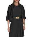 【送料無料】 ダナキャラン レディース パーカー・スウェット フーディー アウター Scuba Open Front 3/4 Sleeve Shrug Blac...