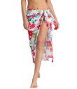 【送料無料】 トッミーバハマ レディース スカート ボトムス Island Cays Fiesta Floral Print Pareo Swim Cover-...