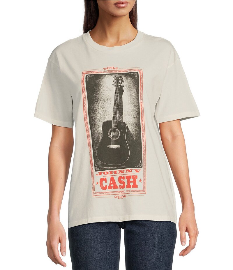 【送料無料】 デイドリーマー レディース シャツ トップス Knit Johnny Cash Tee Vintage White