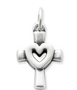 【送料無料】 ジェームズ エイヴリー レディース ネックレス・チョーカー・ペンダントトップ アクセサリー Centered in Love Cross Charm Sterling Silver