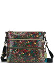 【送料無料】 サックルーツ レディース ショルダーバッグ バッグ Basic Double Zip Printed Coated Canvas Crossbod...