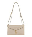 【送料無料】 レベッカミンコフ レディース ショルダーバッグ バッグ Megan East-West Leather Crossbody Bag Stone
