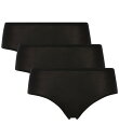 【送料無料】 シャントル レディース パンツ アンダーウェア Seamless Soft Stretch Brief Panty 3-Pack Black