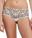 【送料無料】 シャントル レディース パンツ アンダーウェア Fleur Transparent Embroidered Cheeky Panty Milk/B...