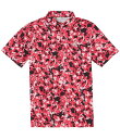 【送料無料】 ブラック クローバー メンズ シャツ トップス Camouflage Mixed Media Short Sleeve Printed Polo Shirt Pink Camouflage(4)