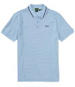 【送料無料】 ヒューゴボス メンズ シャツ トップス BOSS Paddy Polo Short Sleeve Polo Shirt Open Blue(4)