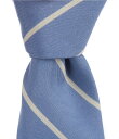 【送料無料】 ダニエル クレミュ メンズ ネクタイ アクセサリー Smolt Prep Stripe 3 1/4 Silk Tie Blue