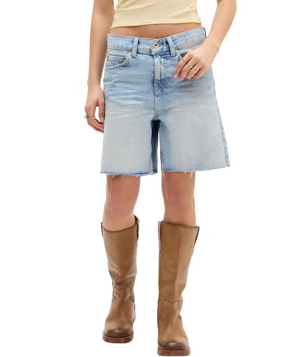 【送料無料】 アーバンアウトフィッターズ レディース ハーフパンツ・ショーツ ボトムス Harden Mid Rise 7 Inseam 5-Pocket Denim Shorts Light Vintage Wash 【送料無料】 アーバンアウトフィッターズ レディース ハーフパンツ・ショーツ ボトムス Harden Mid Rise 7 Inseam 5-Pocket Denim Shorts Light Vintage Wash