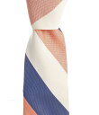 【送料無料】 ラウンドトゥリーアンドヨーク メンズ ネクタイ アクセサリー Trick Thick Stripe 2 3/4 Silk Tie Coral