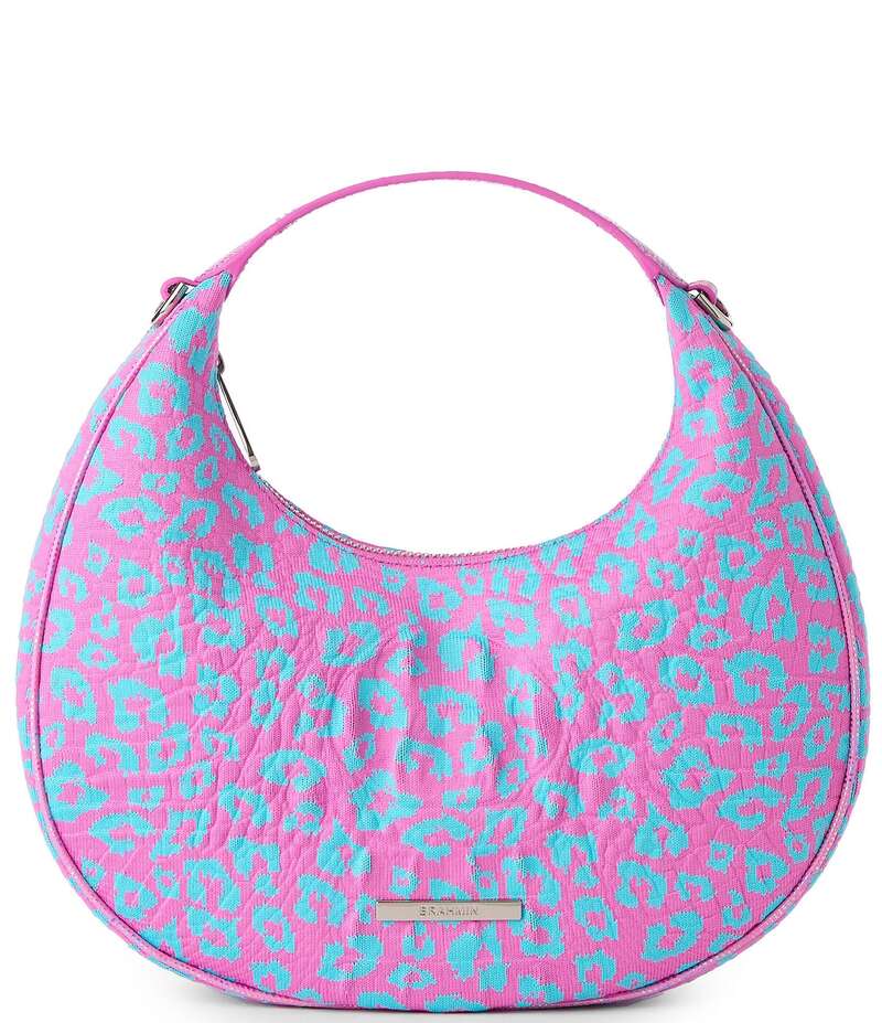 ブランミン レディース バッグ ショルダーバッグ コットン BRAHMIN Luxe Leisure Collection Cotton Candy Mindy Hobo Bag Cotton Candy