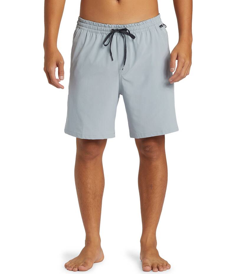 【送料無料】 クイックシルバー メンズ ハーフパンツ・ショーツ 水着 Taxer Amphibian 18 Outseam Board Shorts Quarry