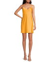 【送料無料】 ジャンビニ レディース ワンピース トップス Harper Satin V-Neck Sleeveless Slip Dress Apricot