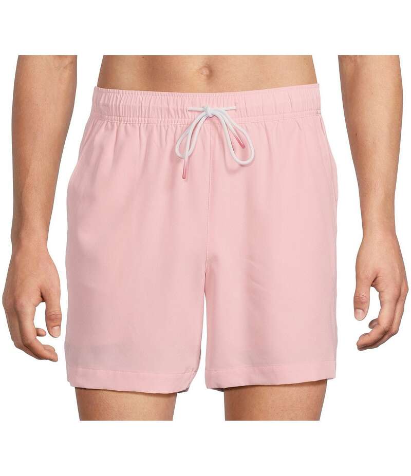 【送料無料】 カリビアン メンズ ハーフパンツ・ショーツ 水着 Palmsway 6 Solid Swim Trunks Light Pink
